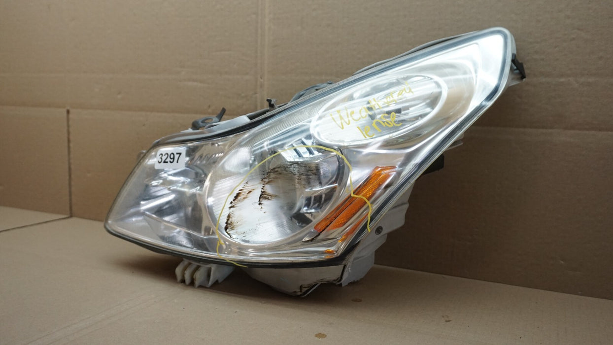 2007-2009 INFINITI G35 G37 LEFT DRIVER SIDE HEADLIGHT HEADLAMP HID XENON OEM