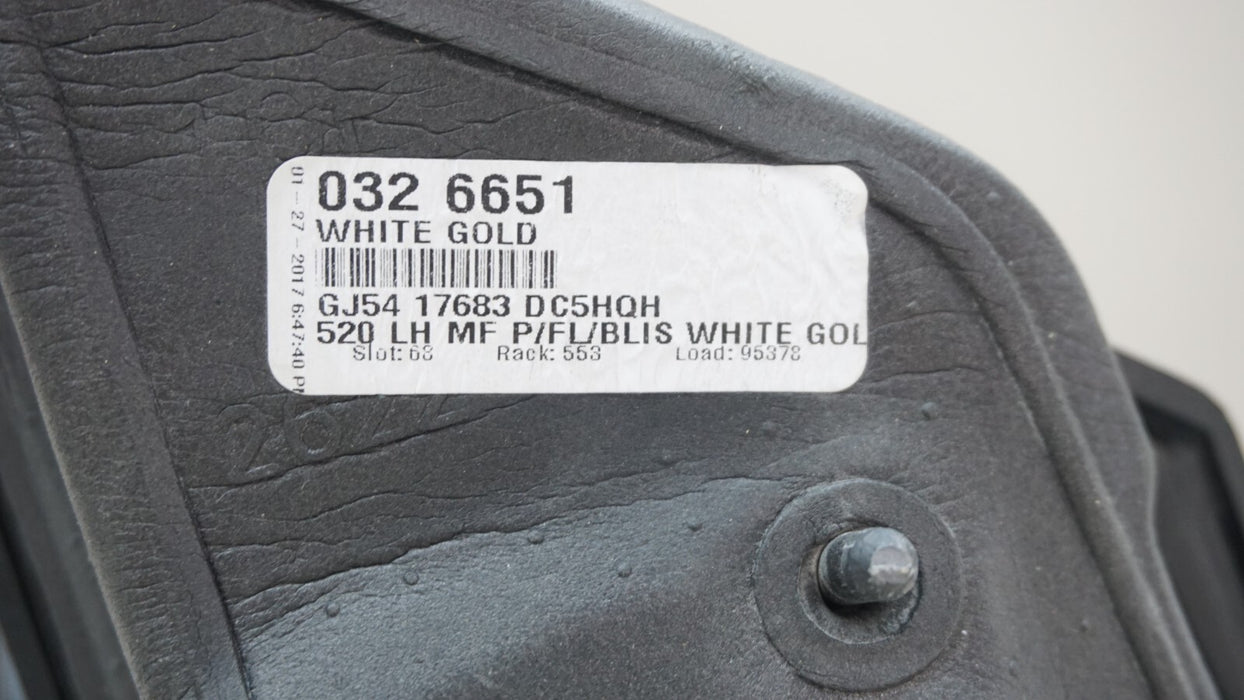 2017-2019 FORD ESCAPE LEFT DRIVERS SIDE MIRROR GJ54-17683-DC5HQH OEM 2018