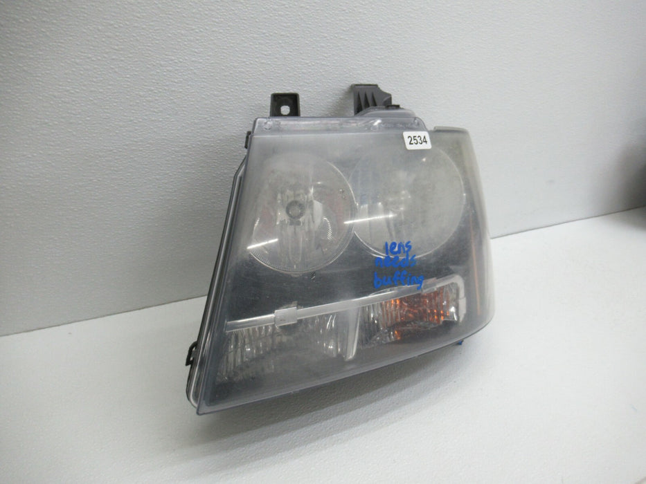 2007-2014 CHEVROLET AVALANCHE FRONT LEFT DRIVER SIDE HEAD LIGHT LAMP OEM