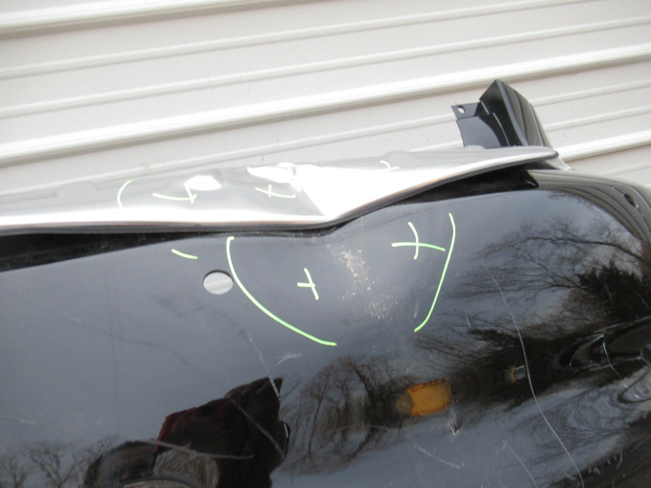 2011-2013 INFINITY QX56 REAR BUMPER COVER PANEL W/ PARKING SENSOR HOLES OEM