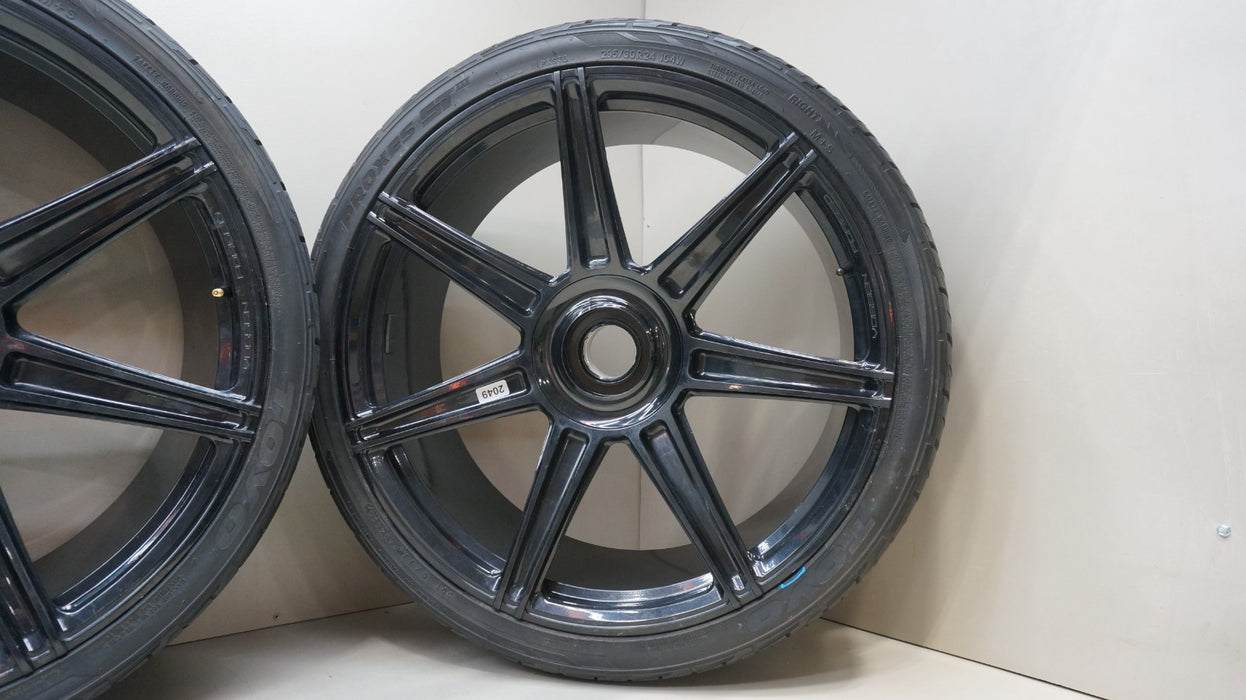 ROLLS ROYCE VOSSEN FORGED SERIES S17-11 SET RIMS W TIRES. NO TPMS SENSORS