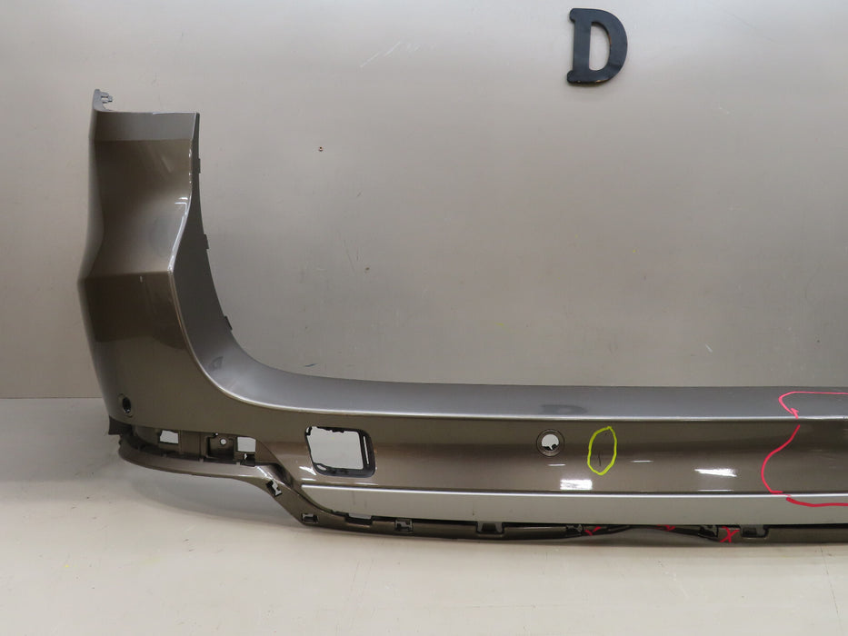 2014 2015 2016 BMW X5 BASE REAR BUMPER COVER OEM 51127294392