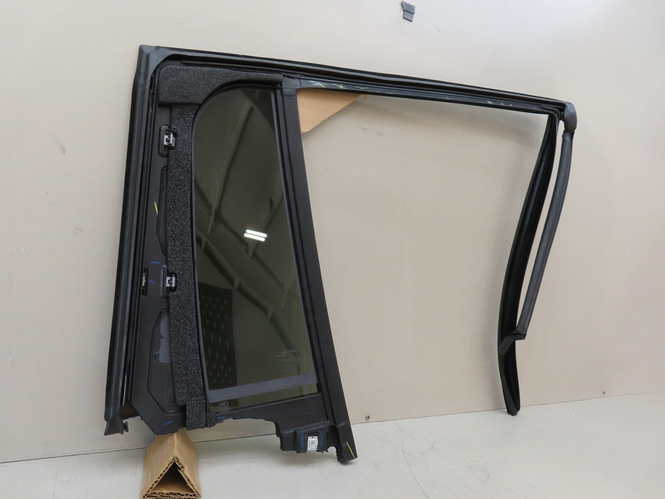 2021-2022 JEEP GRAND CHEROKEE L REAR LEFT WINDOW RUN CHANNEL SEAL & GLASS OEM