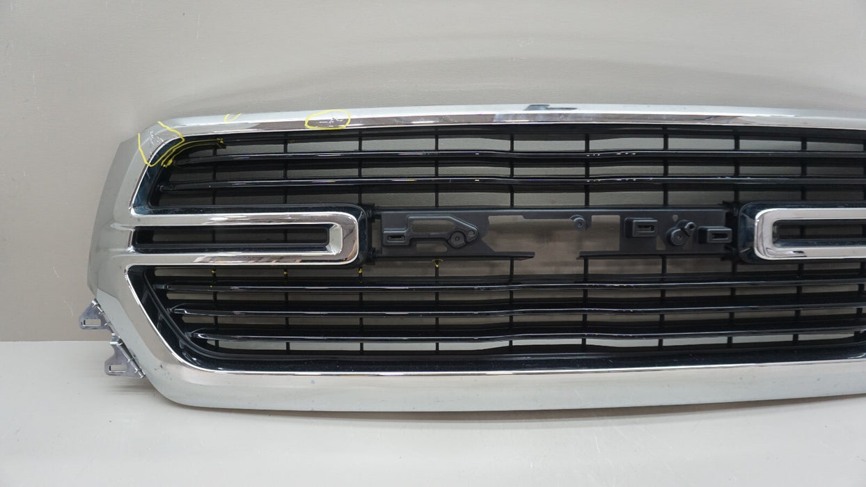 2019-2023 DODGE RAM 1500 FRONT CHROME GRILLE 6BT01TRMAF OEM W/O BADGE