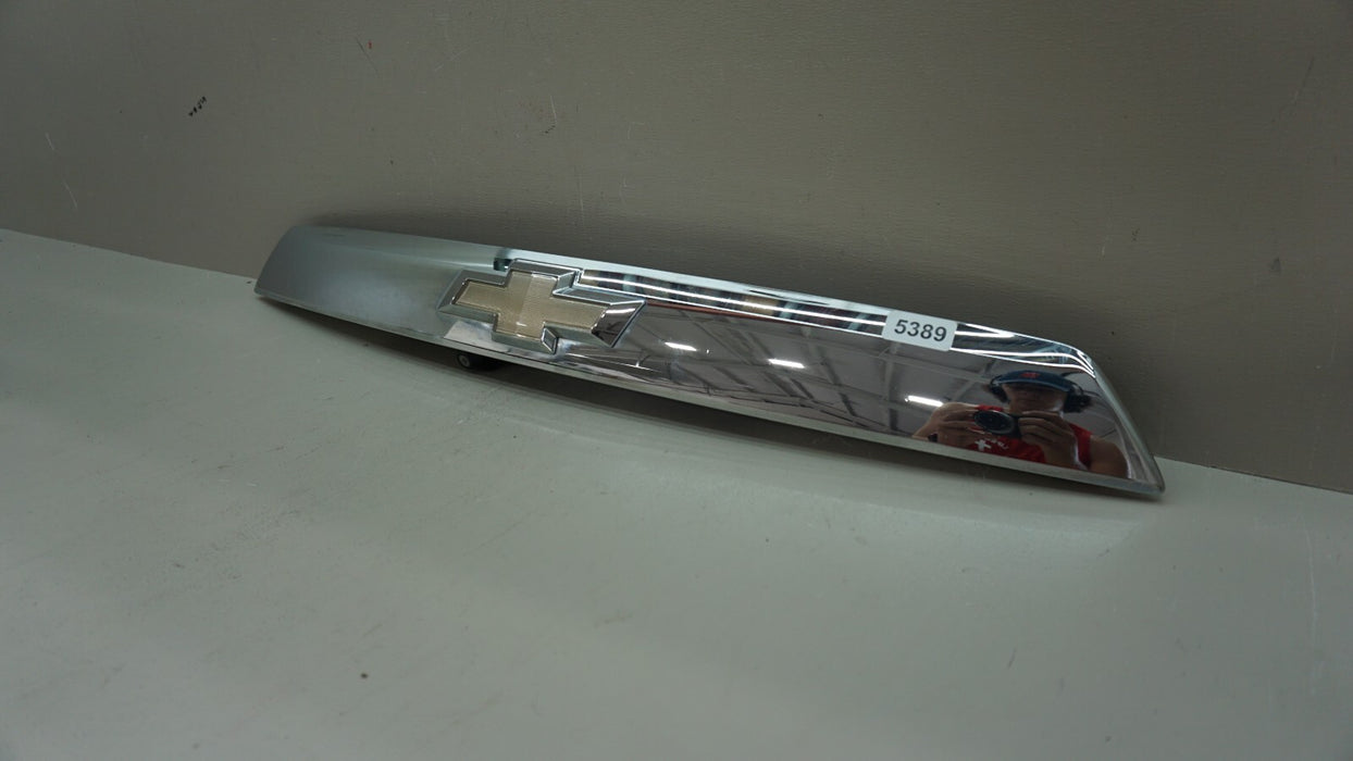 2010-2014 CHEVROLET EQUINOX REAR TAILGATE LICENSE MOLDING W/ CAMERA OEM 20903904