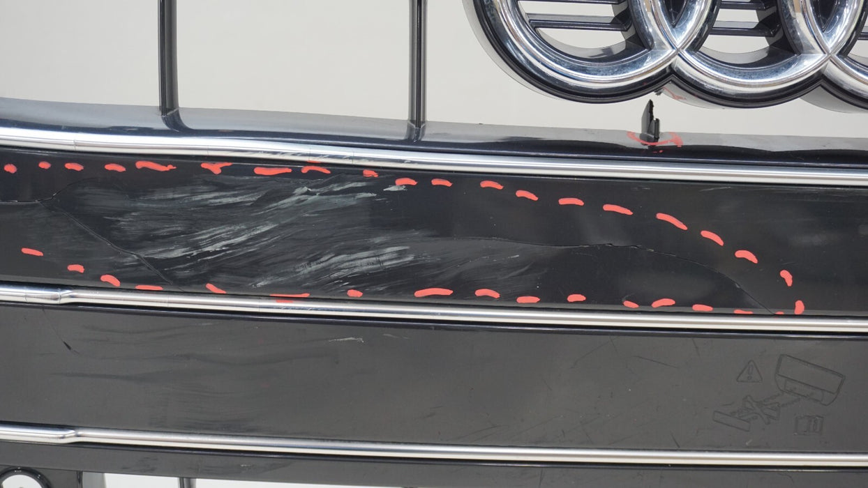 2021 AUDI A4 QUATTRO SEDAN FRONT BUMPER COVER PANEL W/ GRILLE GRILL EMBLEM OEM