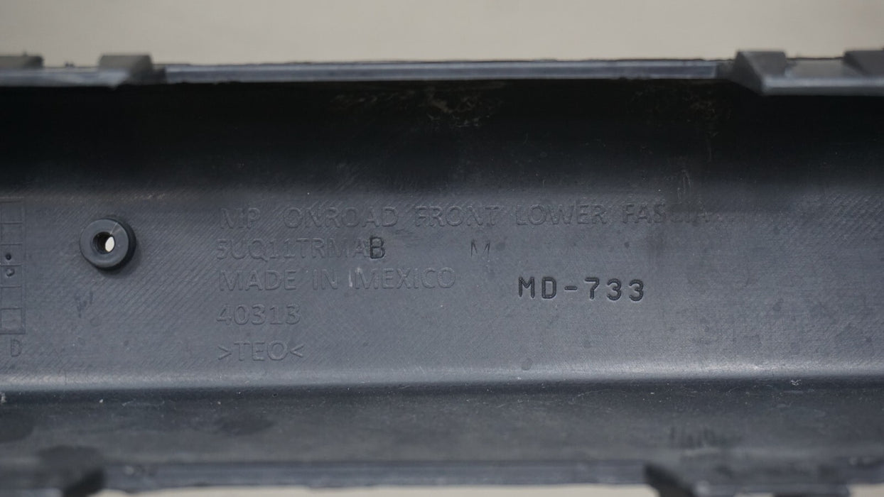 2017-2021 JEEP COMPASS ALTITUDE LATITUDE FRONT LOWER BUMPER COVER OEM 5UQ11TRMAB