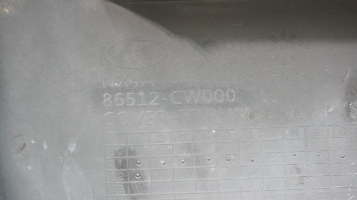 2022-2024 HYUNDAI TUCSON FRONT LOWER BUMPER VALANCE PANEL 86512-CW000 OEM