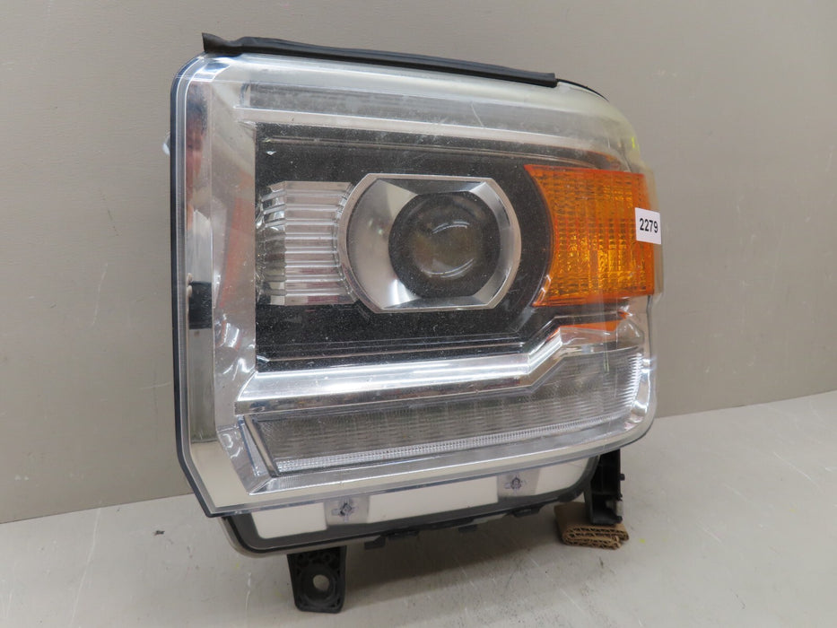 2014-2017 GMC SIERRA 2500 3500 HD LEFT HEADLIGHT LAMP HALOGEN LED OEM 23130715