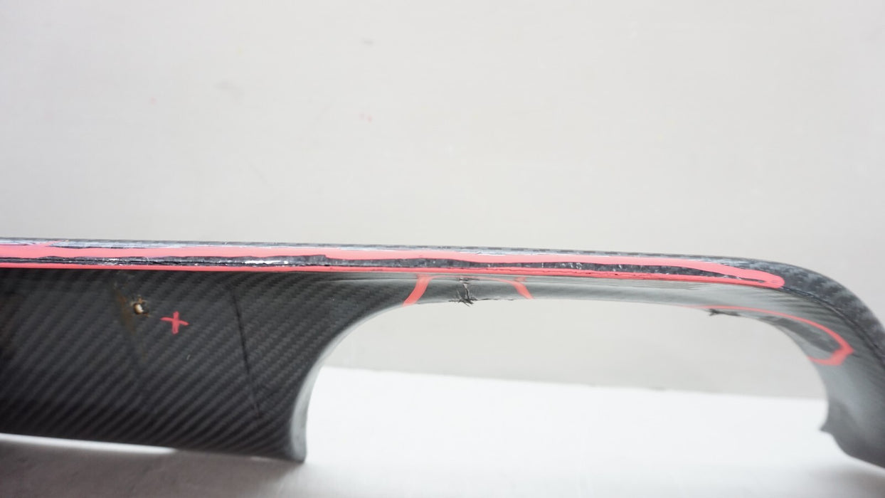 2015-2020 BMW M4 F82 F83 PSM STYLE CARBON FIBER REAR BUMPER DIFFUSER