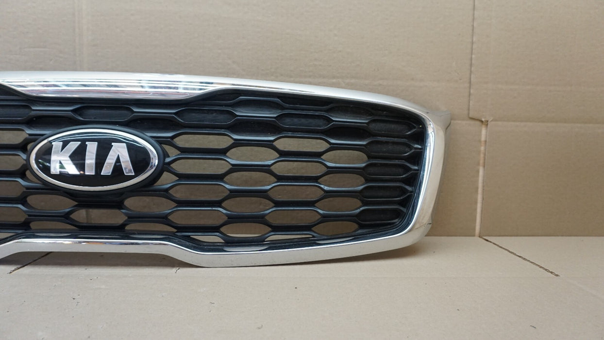 2019-2020 KIA SORENTO FRONT BUMPER UPPER RADIATOR GRILLE GRILL W/ EMBLEM OEM