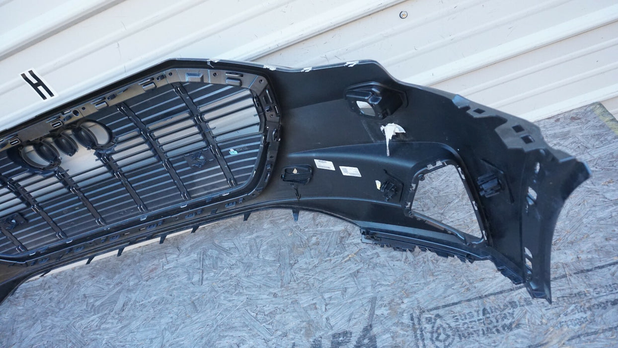2019-2020 AUDI E-TRON FRONT BUMPER COVER PANEL W/ GRILLE 4KE807437E 19 20 OEM