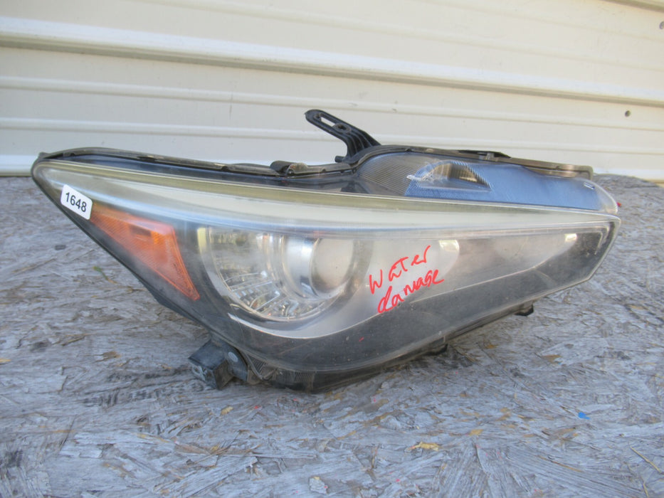 2014-2017 INFINITI Q50 FRONT RIGHT PASSENGER SIDE HEADLIGHT LED LIGHT LAMP OEM