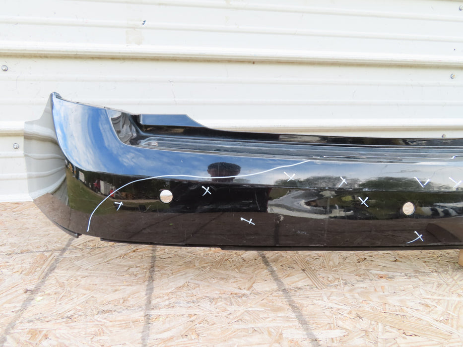 2010-2016 CADILLAC SRX REAR BUMPER COVER PANEL BLACK PLASTIC OEM