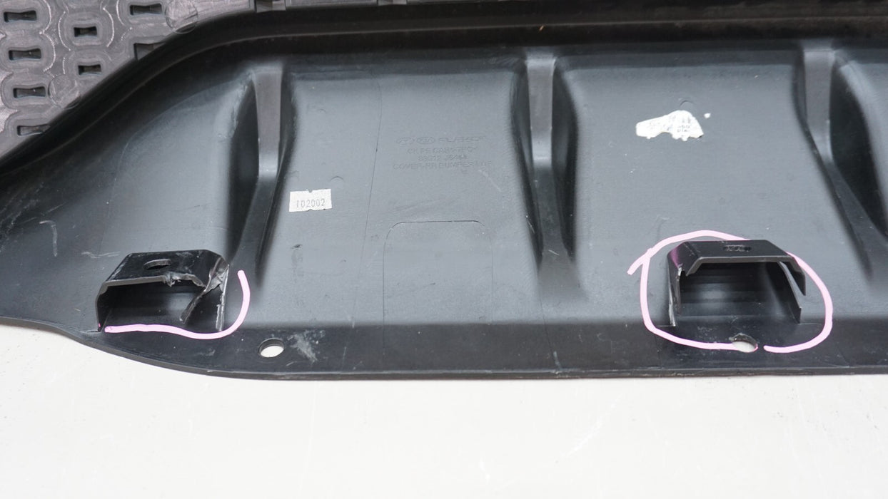 2018-2021 KIA STINGER GT GT1 GT2 REAR LOWER BUMPER VALANCE OEM 86612-J5400