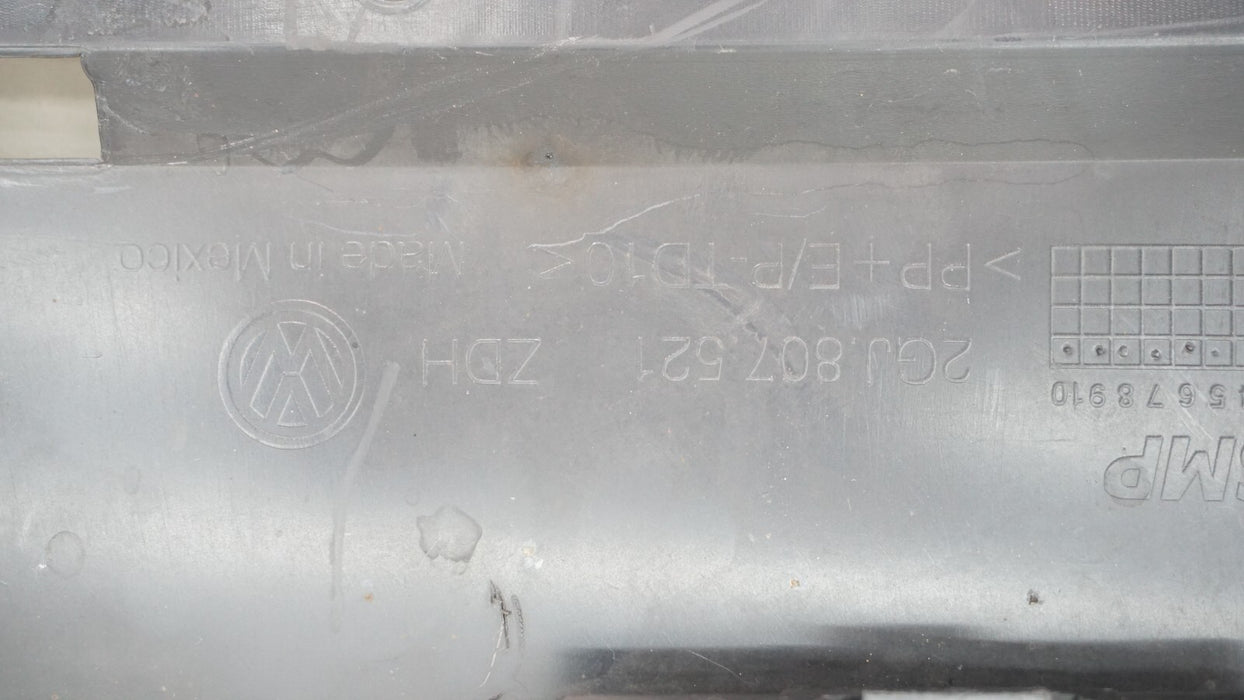 2022-2023 VOLKSWAGEN TAOS REAR LOWER BUMPER COVER VALANCE OEM 2GJ807521