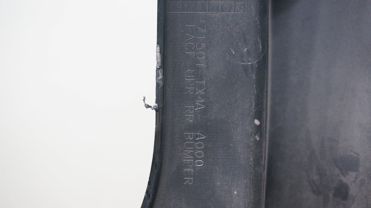 2013-2015 ACURA RDX REAR BUMPER COVER PANEL OEM 71501-TX4A-A000