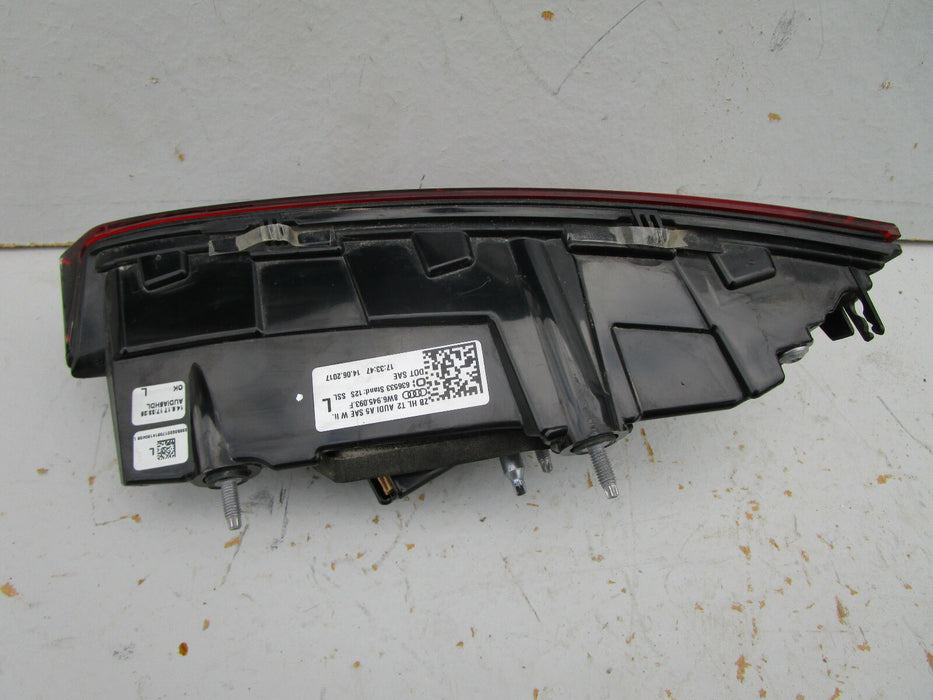 17 18 19 AUDI A5 S5 LEFT REAR INNER TAILLIGHT TAILLAMP OEM