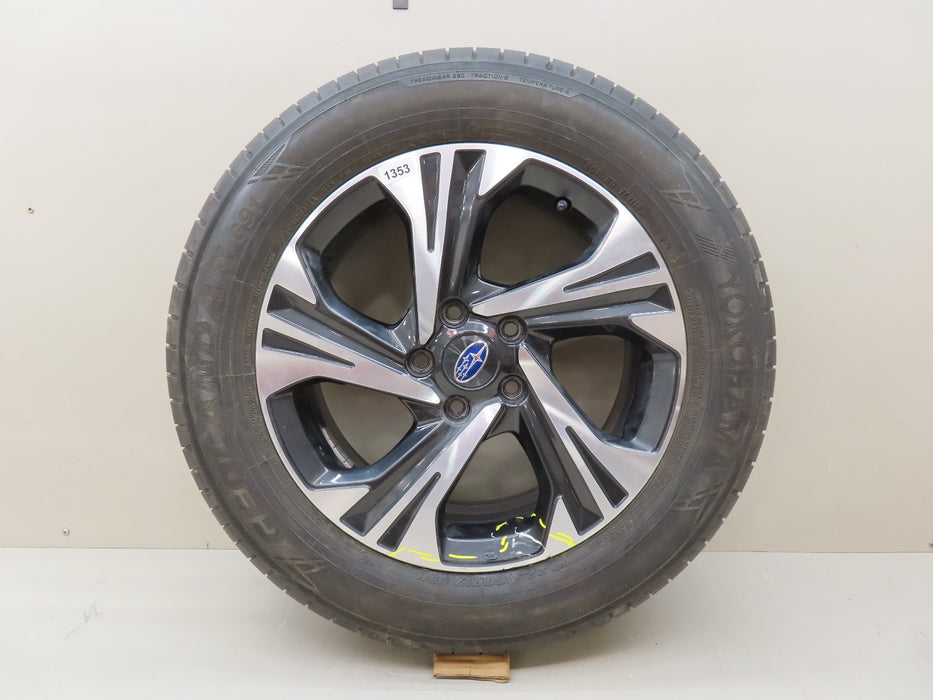2024-2026 SUBARU CROSSTREK ORIGINAL FACTORY RIM OEM 17X7J TIRE SIZE 225/60R17