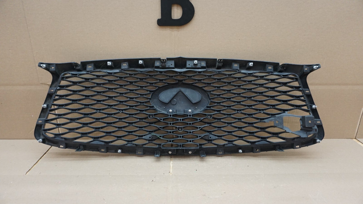2018-2020 INFINITI QX80 FRONT BUMPER GRILLE OEM W/O CAMERA 18 19 20