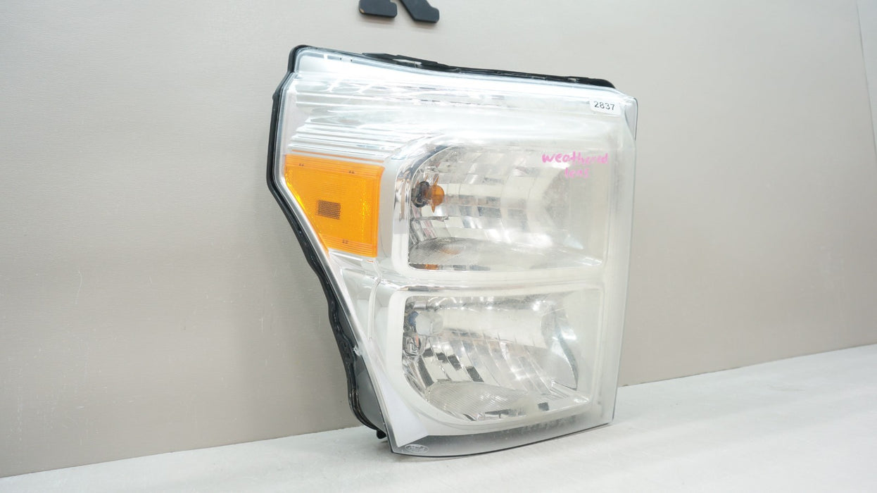 2011-2016 FORD F250 F350 FRONT RIGHT SIDE HALOGEN HEADLIGHT OEM BC34-13005-A