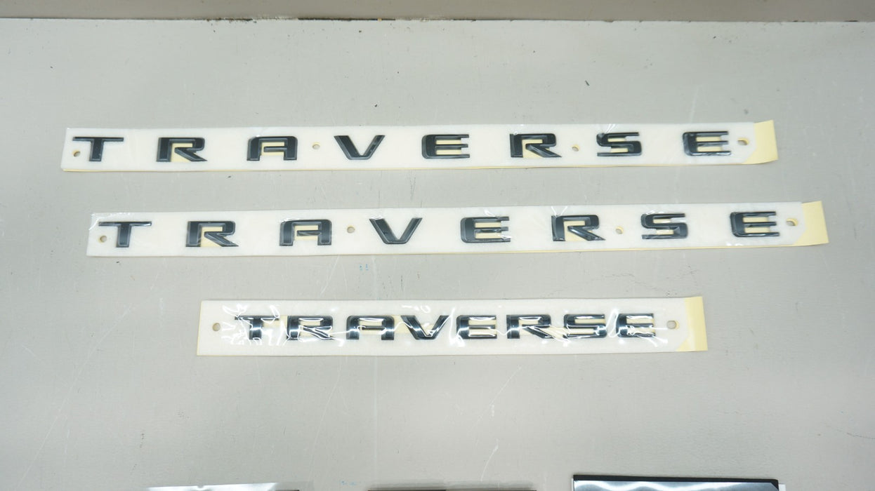 2024-2026 CHEVROLET TRAVERSE Z71 AWD BLACK EMBLEM KIT OEM *NEW* 26600324