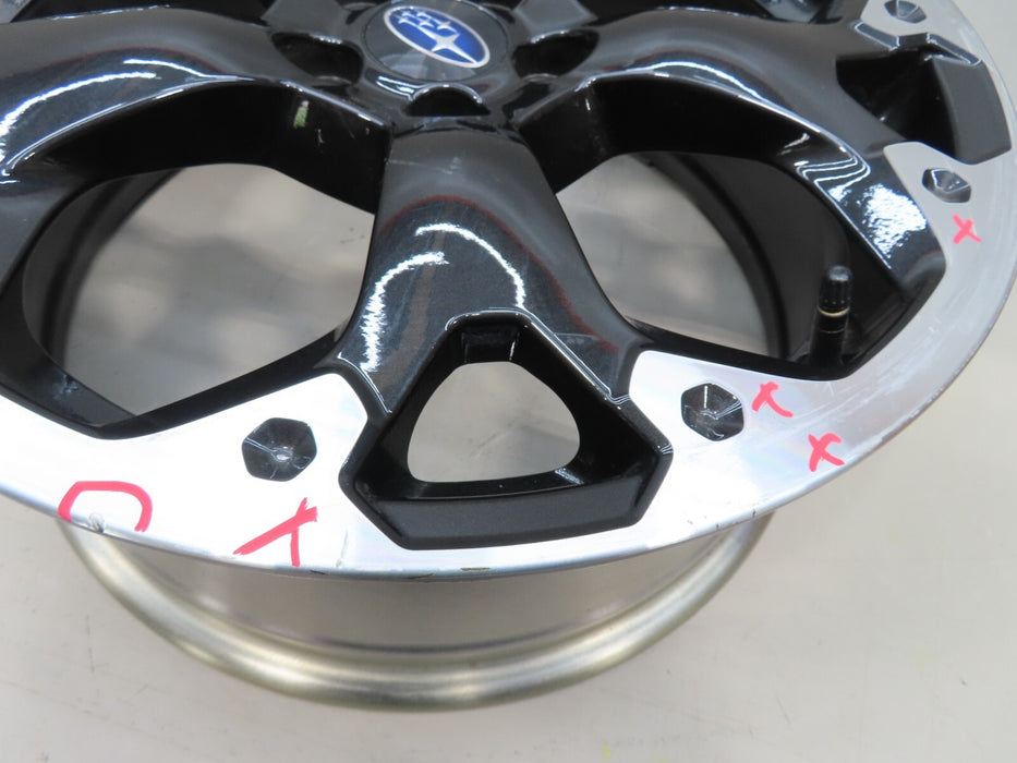 2021-2023 SUBARU CROSSTREK WHEEL RIM 17X7 OFFSET 55 17" W/ CENTER HUB CAP OEM