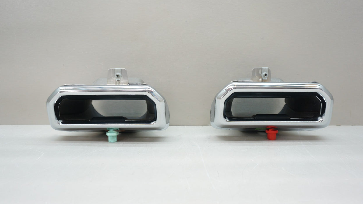 2021-2024 CHEVROLET SILVERADO GMC SIERRA 1500 CHROME EXHAUST TIPS 85084203 OEM