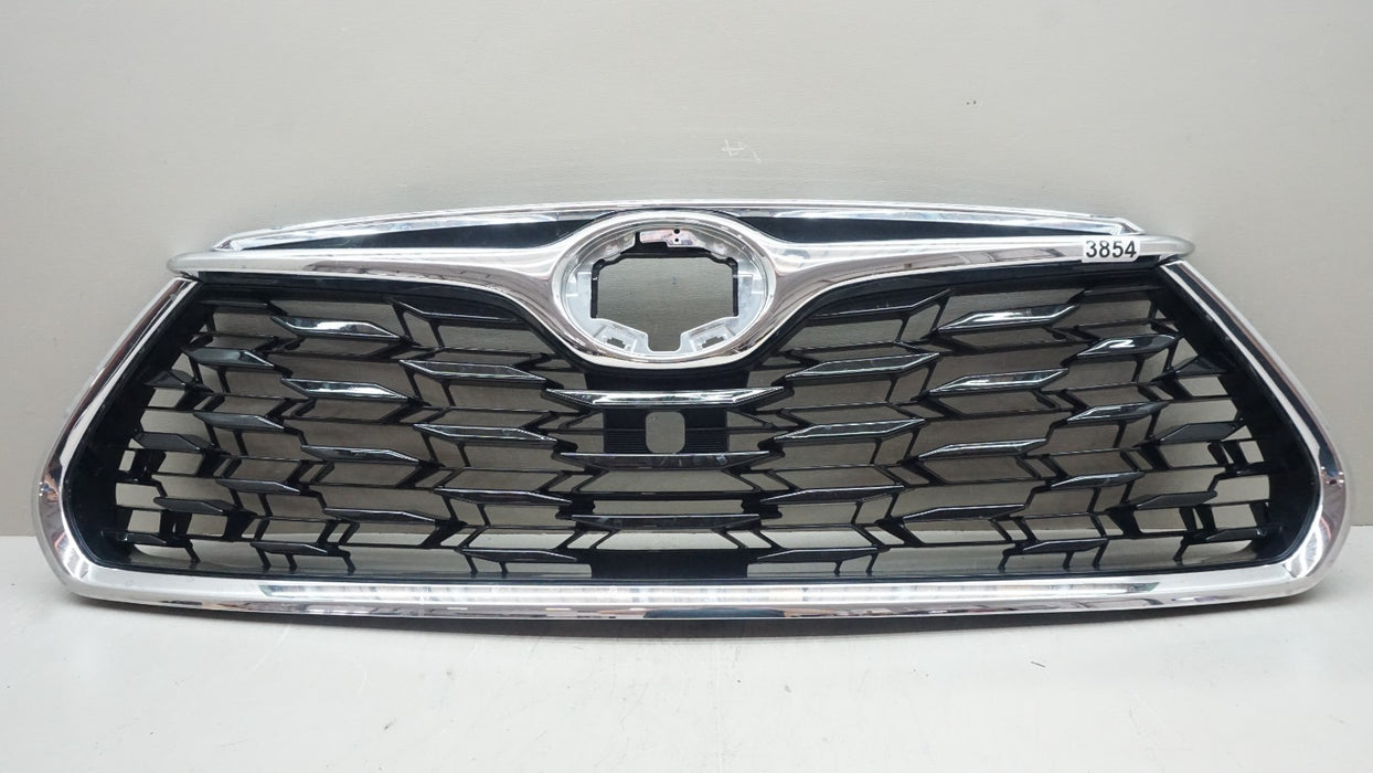 2020-2022 TOYOTA HIGHLANDER FRONT UPPER CHROME GRILLE 360 OEM 531110E250
