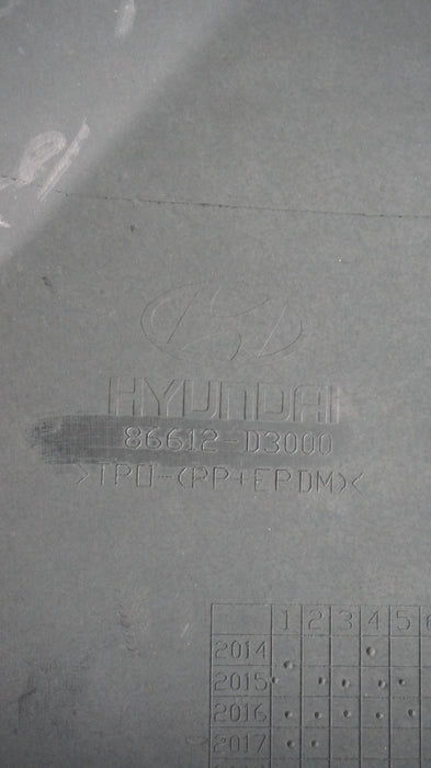 2016-2018 HYUNDAI TUCSON REAR LOWER BUMPER VALANCE PANEL OEM 86612-D3000