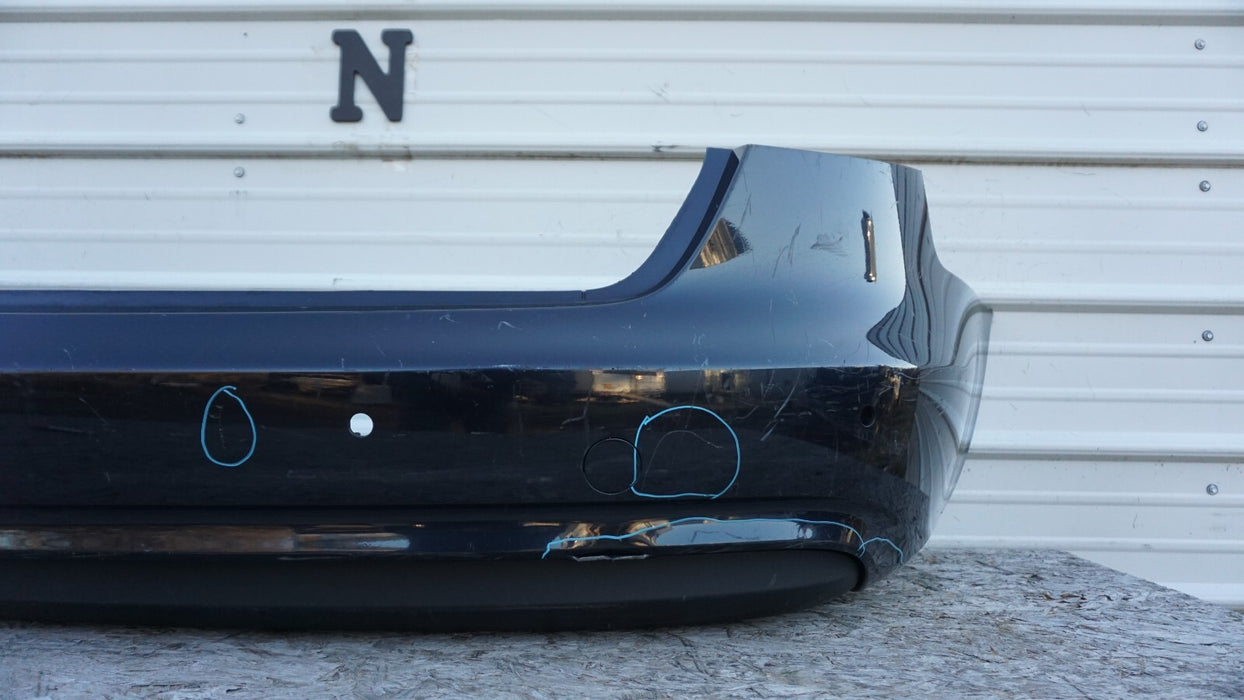 2013-2016 AUDI A4 REAR BUMPER COVER W SENSORS OEM 13 14 15 16 8K0 807 521 G