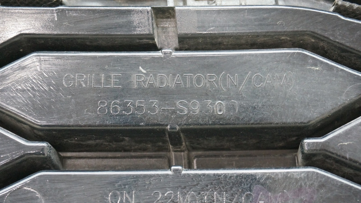 2020-2022 KIA TELLURIDE FRONT BUMPER RADIATOR GRILLE OEM 86353-S9300