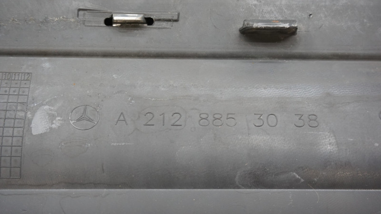 2014-2016 MERCEDES E350 E550 REAR LOWER BUMPER COVER VALANCE OEM A2128853038