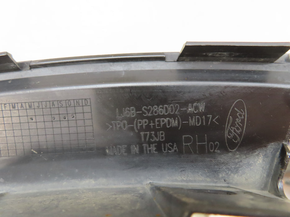 2020-2022 FORD ESCAPE REAR LEFT DRIVER FENDER FLARE COVER MOLDING OEM