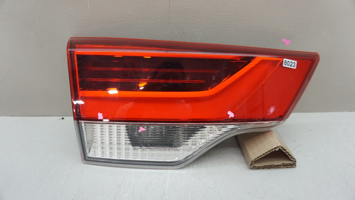 2017-2019 TOYOTA HIGHLANDER REAR LEFT DRIVER SIDE INNER TAIL LIGHT OEM