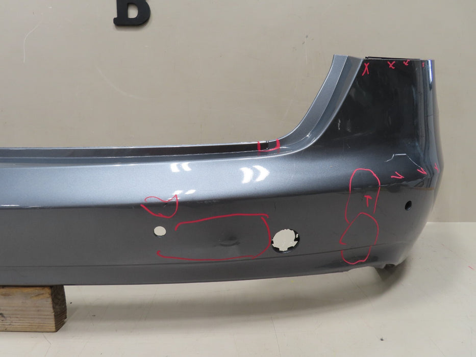2013-2016 AUDI A4 SEDAN REAR BUMPER COVER PANEL W/ SENSOR HOLE OEM 8K5807511G