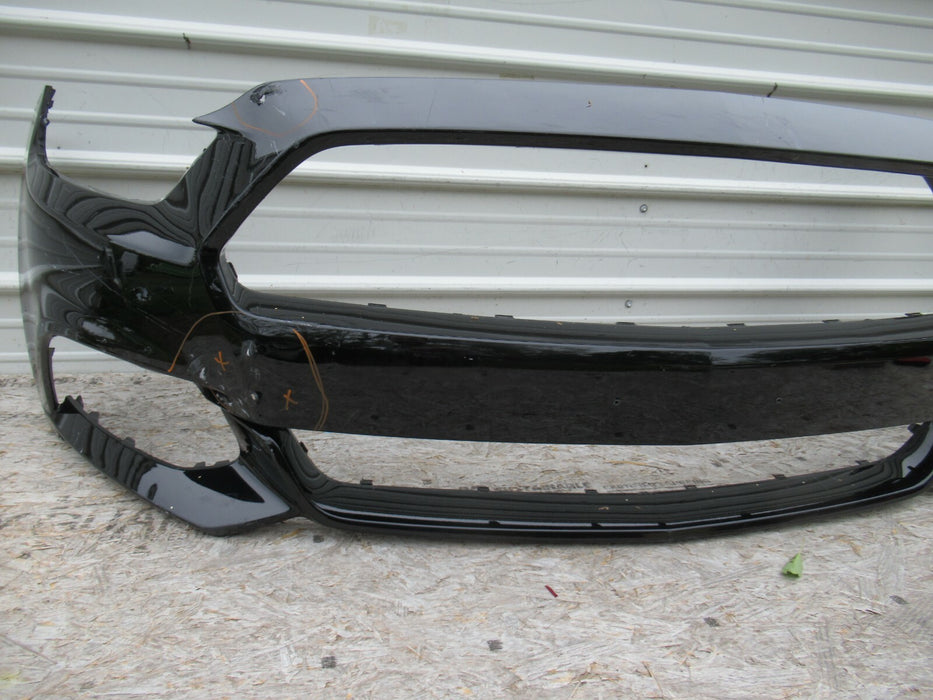 2015-2016 FORD MUSTANG FRONT BUMPER COVER PANEL BLACK PLASTIC 15 16 17 OEM