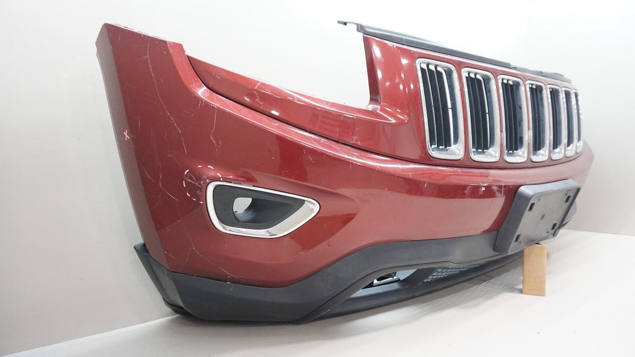 2014-2016 JEEP GRAND CHEROKEE FRONT COMPLETE BUMPER COVER 1WL27TRMAC OEM