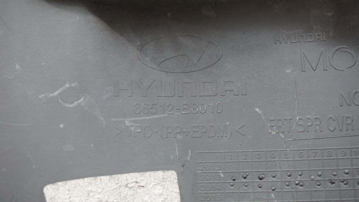 2013-2016 HYUNDAI SANTA FE FRONT LOWER VALANCE COVER 86512-B8010 OEM