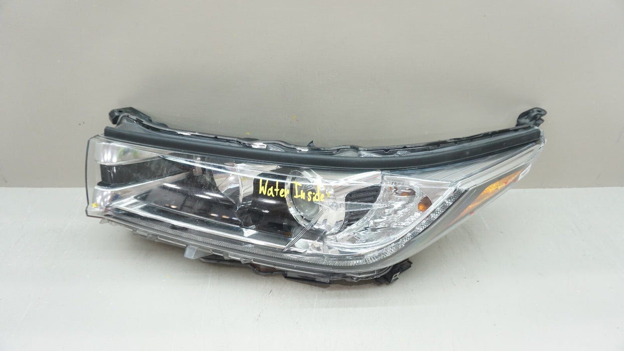 2017-2019 TOYOTA HIGHLANDER FRONT LH LEFT DRIVER SIDE HALOGEN HEADLIGHT OEM