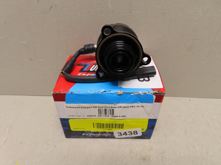 TURBOSMART KOMPACT EM DUAL PORT BLOW OFF VALVE VR2 PATENT PENDING