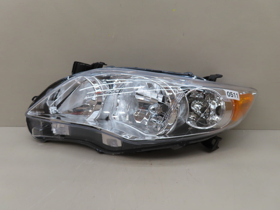 2011 2012 2013 TOYOTA COROLLA FRONT LEFT DRIVER HEADLIGHT CAPA L24535879