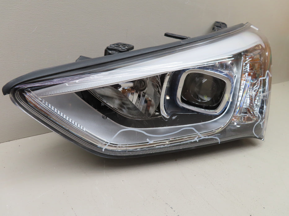 2013 2014 2015 2016 HYUNDAI SANTA FE LEFT HALOGEN HEADLIGHT LAMP OEM