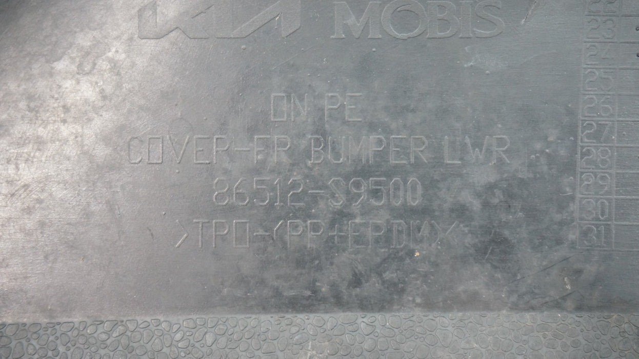 2023-2024 KIA TELLURIDE FRONT LOWER BUMPER VALANCE PANEL OEM 86512-S9500