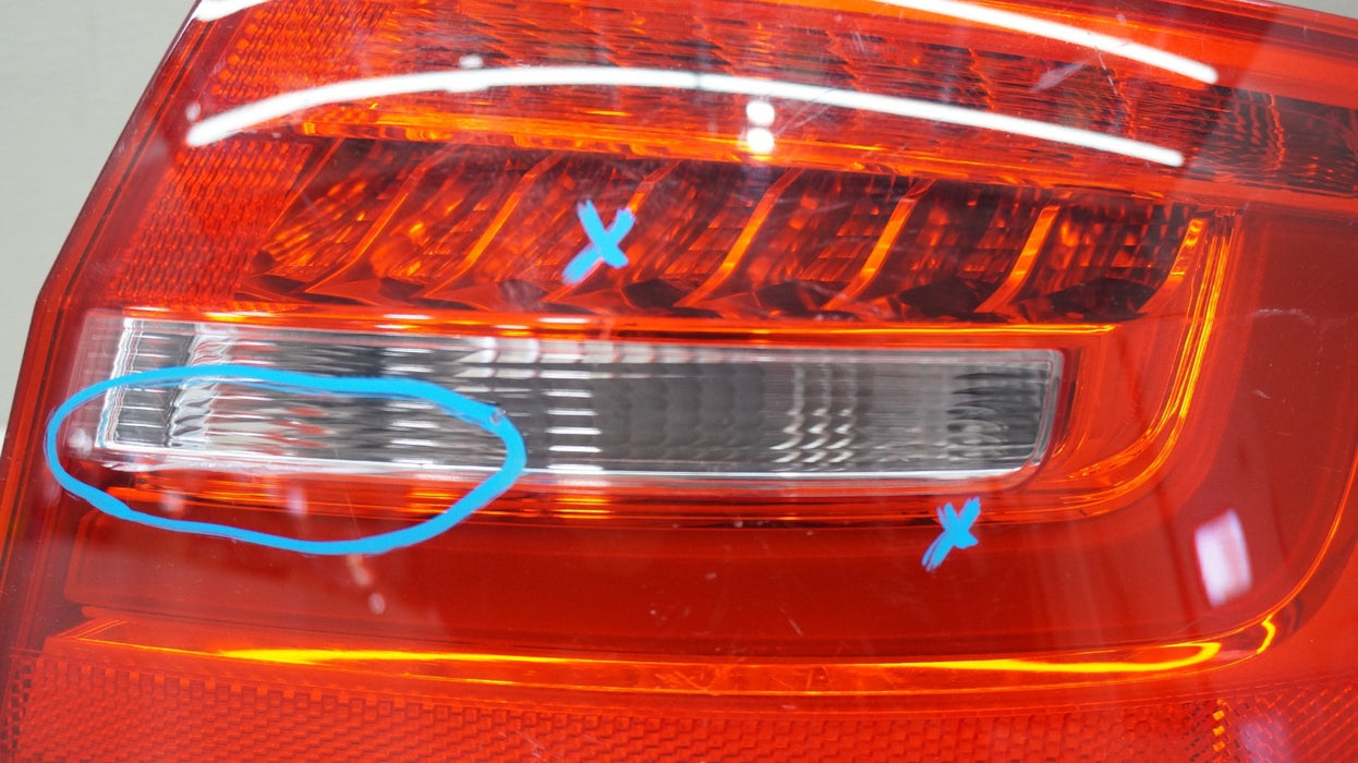 2013-2016 AUDI A4 S4 REAR RIGHT PASSENGER SIDE OUTER TAIL LIGHT OEM 01091603