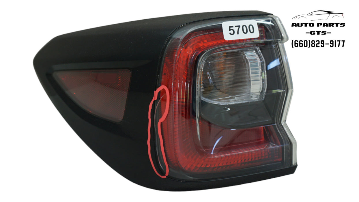 2020-2022 SUBARU OUTBACK REAR LEFT DRIVER SIDE TAIL LIGHT OEM 20 21 22