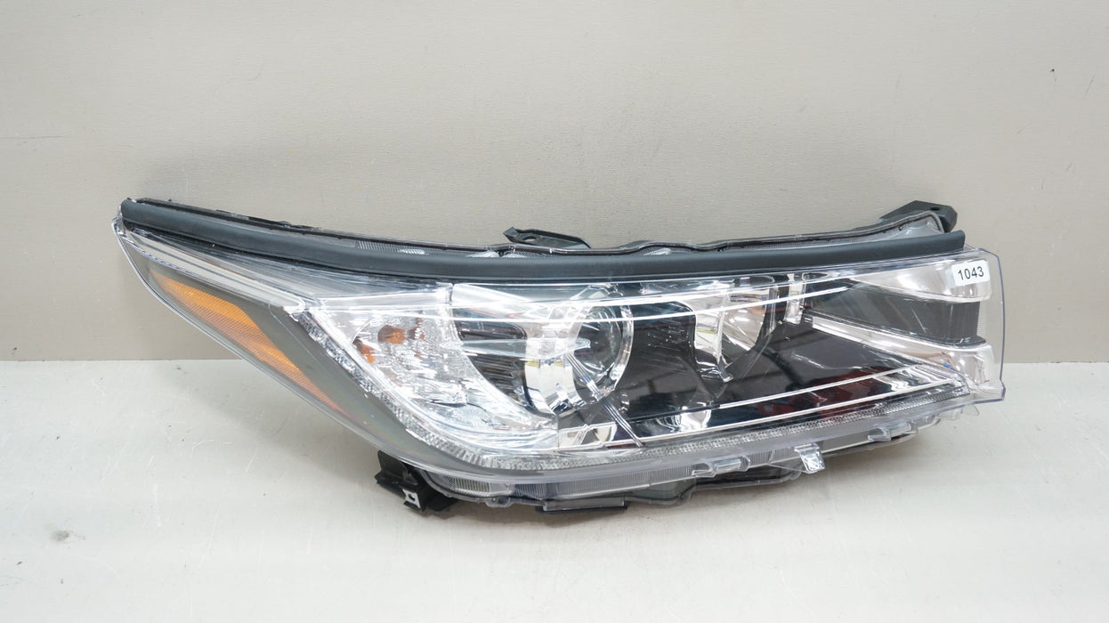 2017-2019 TOYOTA HIGHLANDER RIGHT SIDE HALOGEN WITH LED HEADLIGHT AFTERMARKET