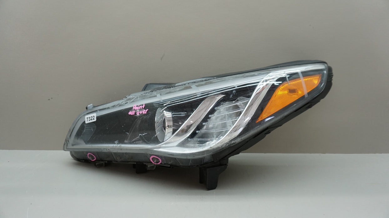 2011-2016 HYUNDAI SONATA FRONT LEFT DRIVERS SIDE HEADLIGHT OEM 11 12 13 14 15 16