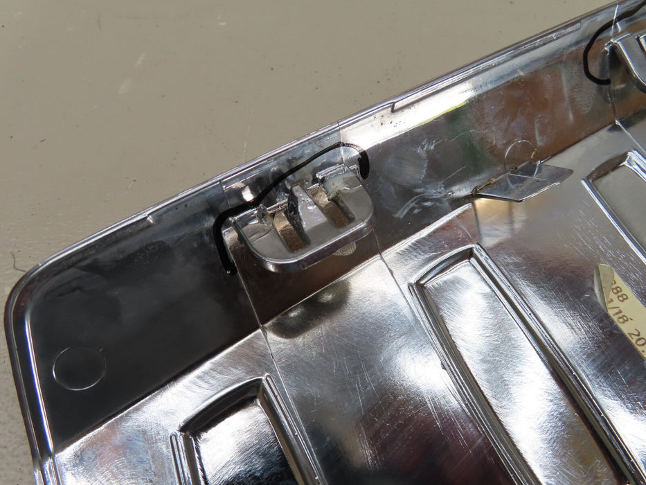 2013-2016 MERCEDES GL550 REAR BUMPER STEP PAD SILL MOLDING COVER CHROME OEM