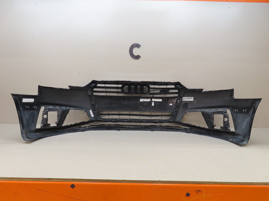 2017 2018 2019 AUDI S4 S-LINE B9 FRONT BUMPER COVER OEM 8W0807437AB